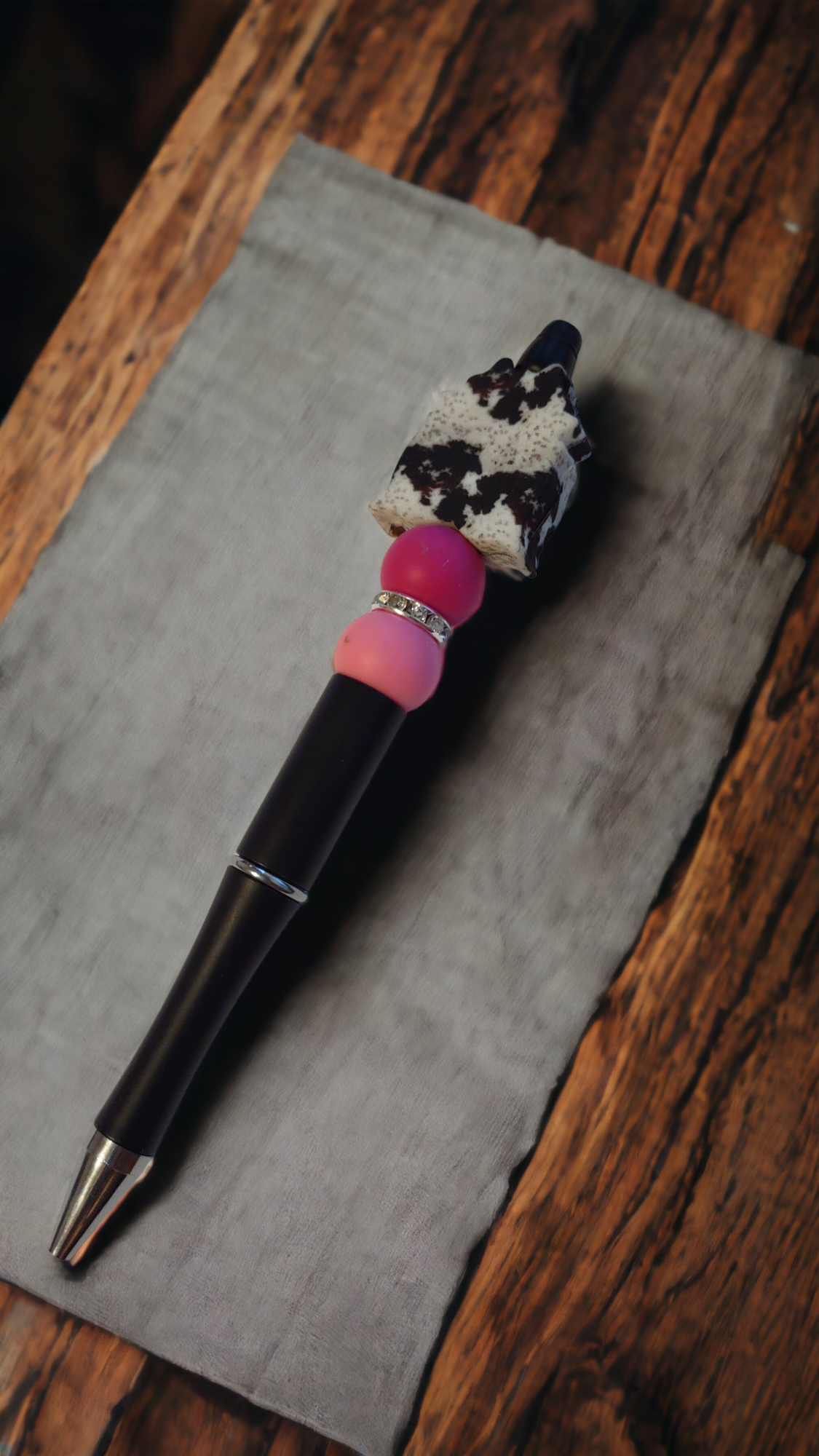 Cowhide Beaded Pens