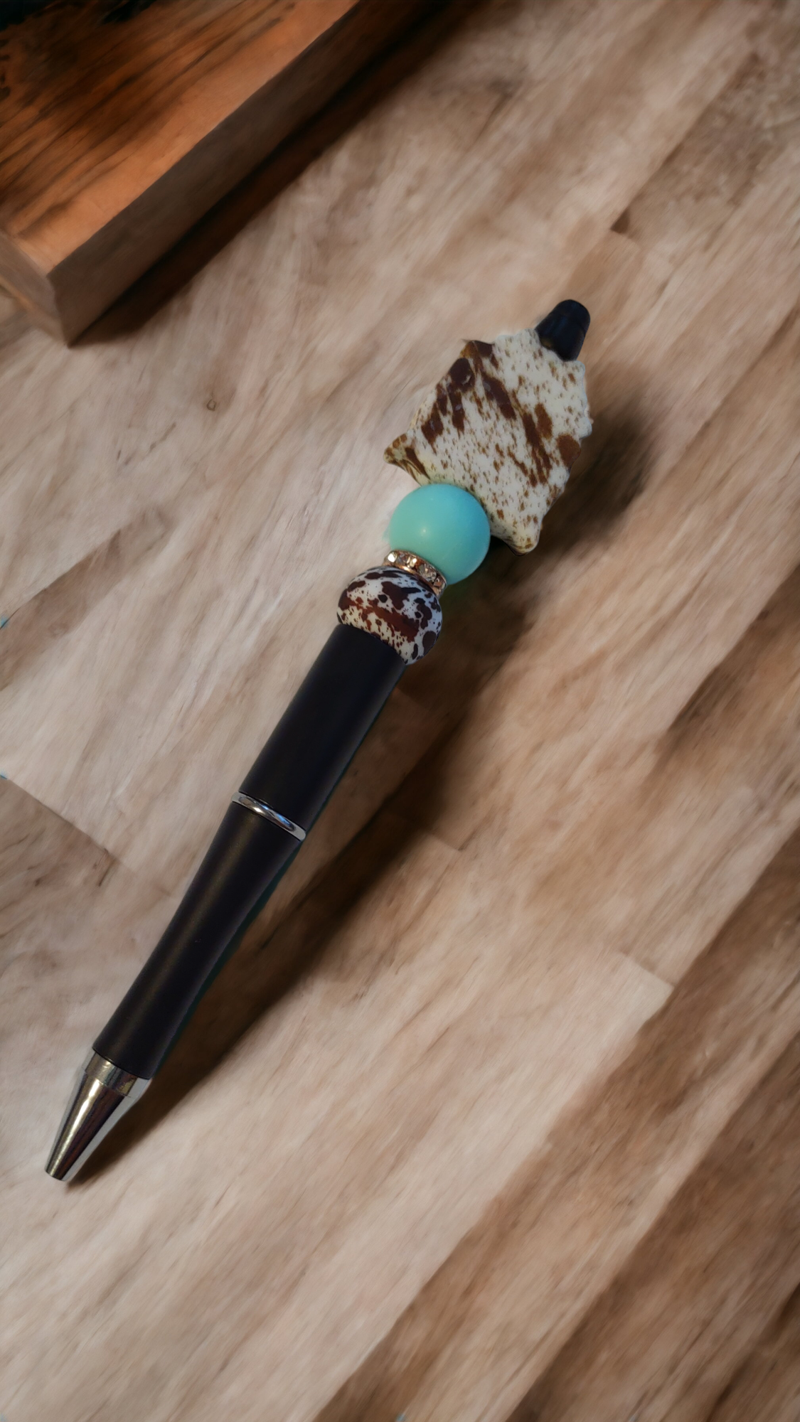 Cowhide Beaded Pens